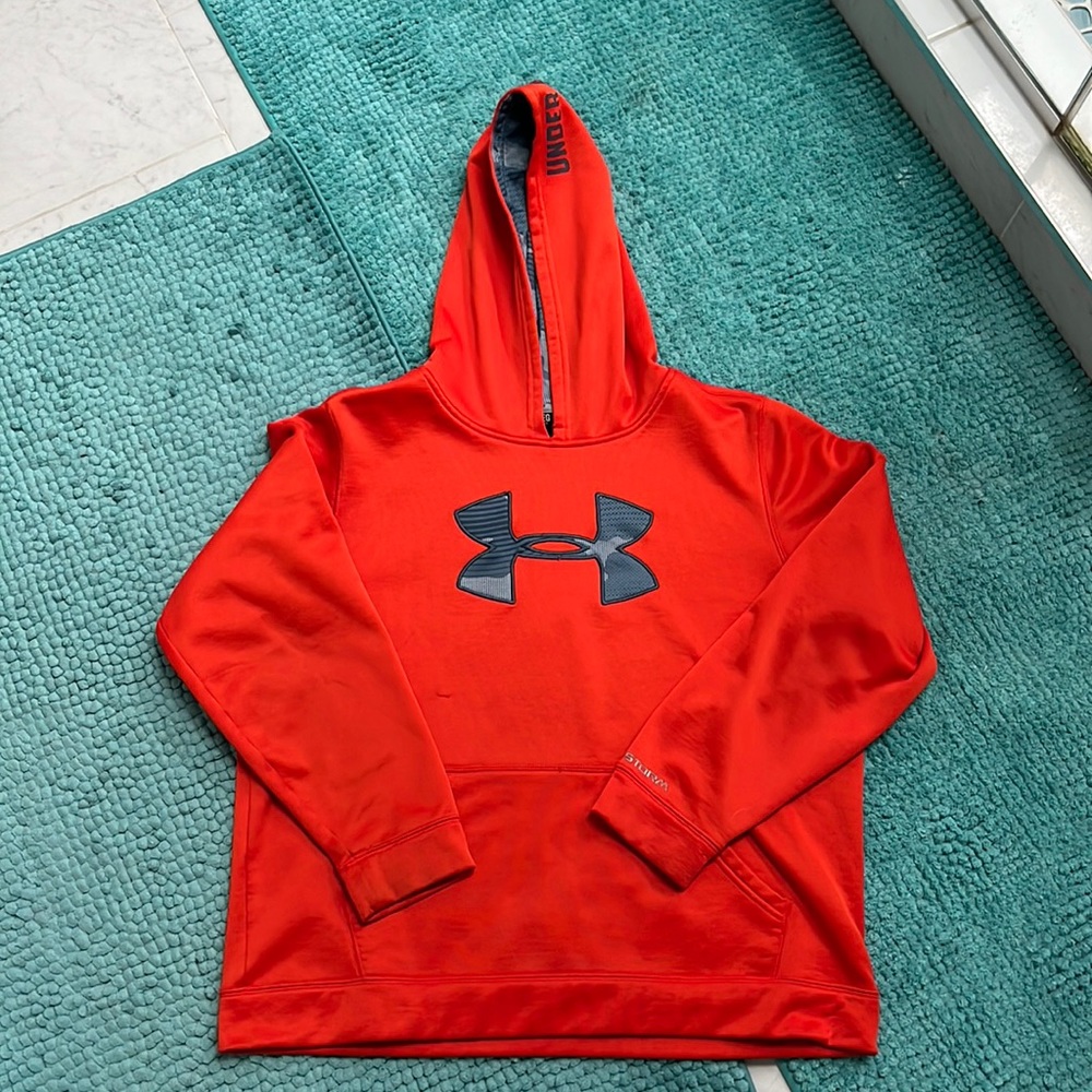 Dark orange Under Armour hoodie
